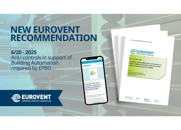 Eurovent: nuova raccomandazione per il controllo delle unità di trattamento aria