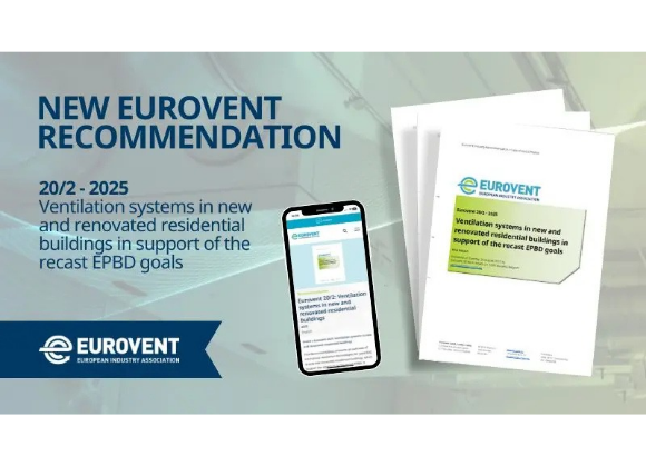 Eurovent: nuova raccomandazione per la ventilazione negli edifici residenziali