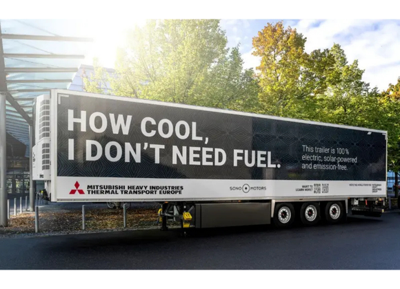 Refrigerazione solare per trailer: accordo tra Sono Solar e Mitsubishi Heavy Industries